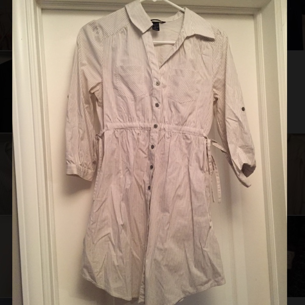 H&M Striped Shirt Dress